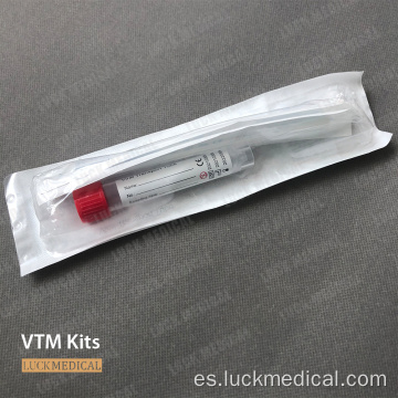 Virus Muestra de recolección Media Tube VTM Kit CE